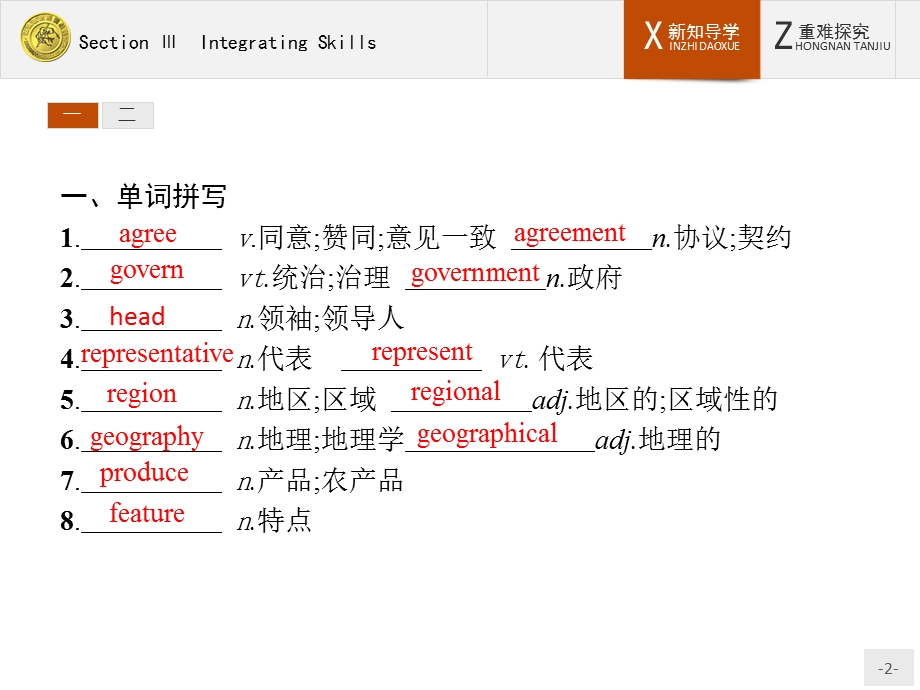 2015-2016学年高一英语外研版必修3课件：1-3 INTEGRATING SKILLS .pptx_第2页