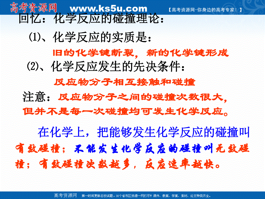 2018年优课系列高中化学人教版选修四 2-2 影响化学反应速率的因素 课件（32张） .ppt_第2页