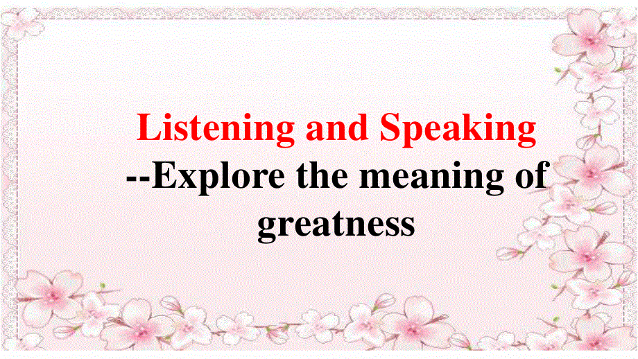 2020-2021学年人教版（2019）高中英语选择性必修1：UNIT 1 PEOPLE OF ACHIEVEMENT LISTENING & SPEAKING 1 课件（共 19张PPT） .ppt_第2页