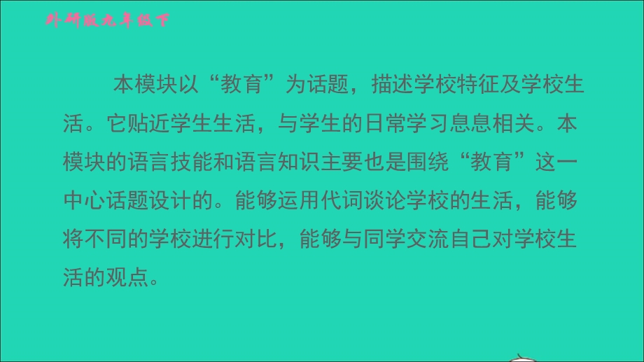 2022九年级英语下册 Module 2 Education写作能力提升练习题课件（新版）外研版.ppt_第2页