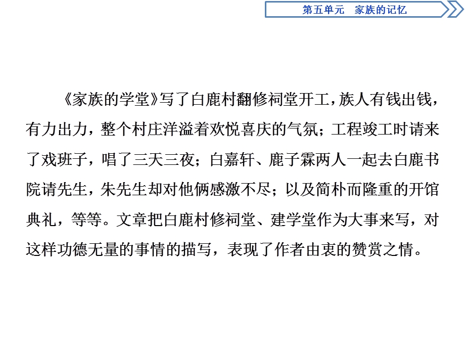 2019-2020学年人教版高中语文选修中国小说欣赏课件：10　《白鹿原》——家族的学堂 .ppt_第3页