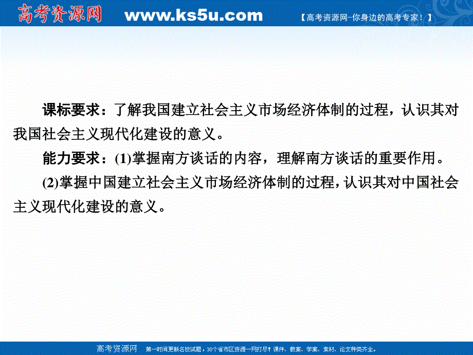 2020-2021学年人民版历史必修2作业课件：3-3 走向社会主义现代化建设新阶段 .ppt_第3页