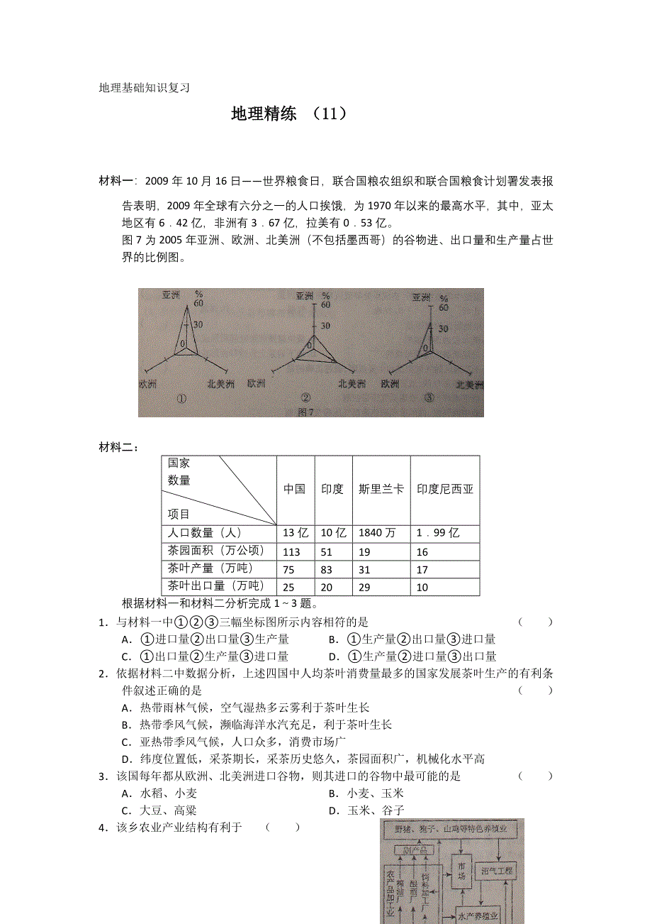 11-12学年高三地理复习 地理精练11.doc_第1页