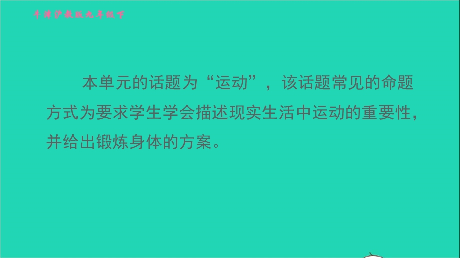 2022九年级英语下册 Module 3 Sport and health Unit 5 Sport课时5 Writing习题课件 牛津深圳版.ppt_第2页