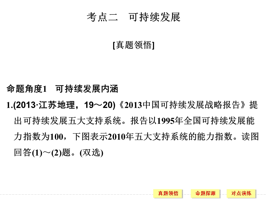 2017届高考地理二轮复习（全国通用）课件 第二部分 二轮专题突破专题十　环境问题（含选修）与可持续发展 考点二 .ppt_第1页