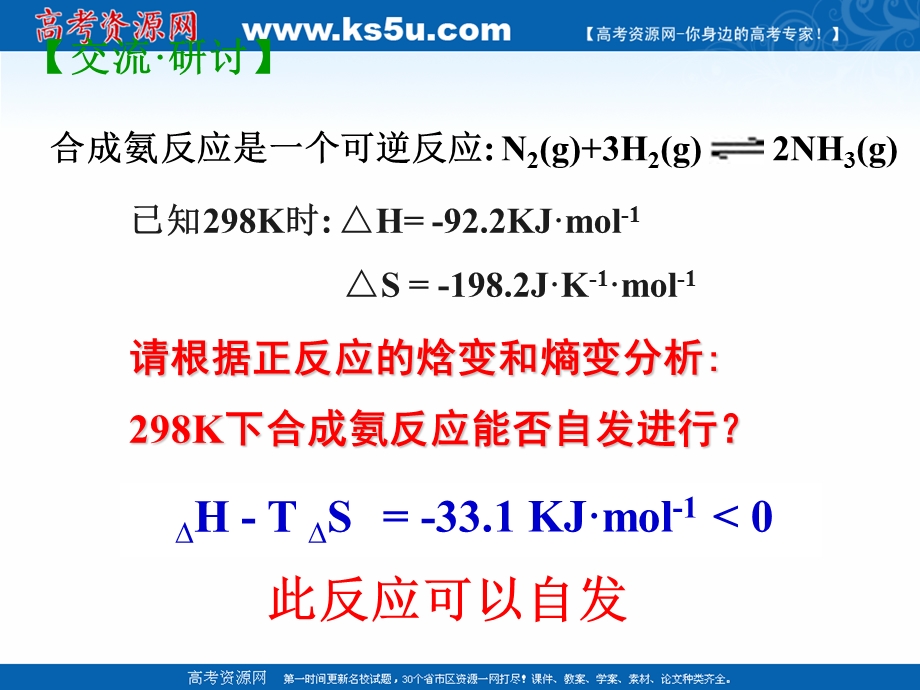 2018年优课系列高中化学鲁科版选修4 2-4化学反应条件的优化——工业合成氨 课件（24张） .ppt_第3页