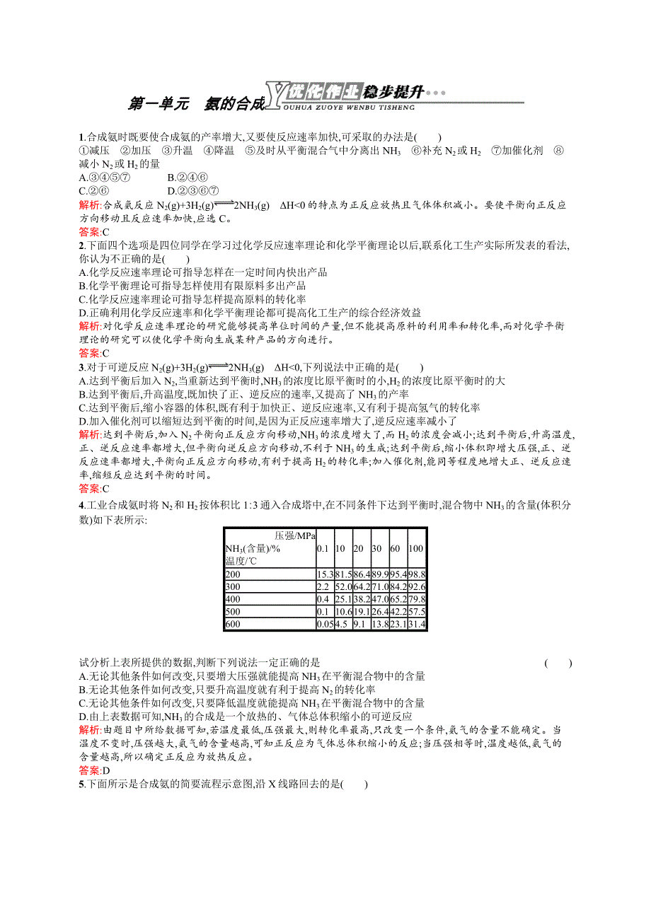 2015-2016学年高二化学苏教版选修2优化作业：2.docx_第1页