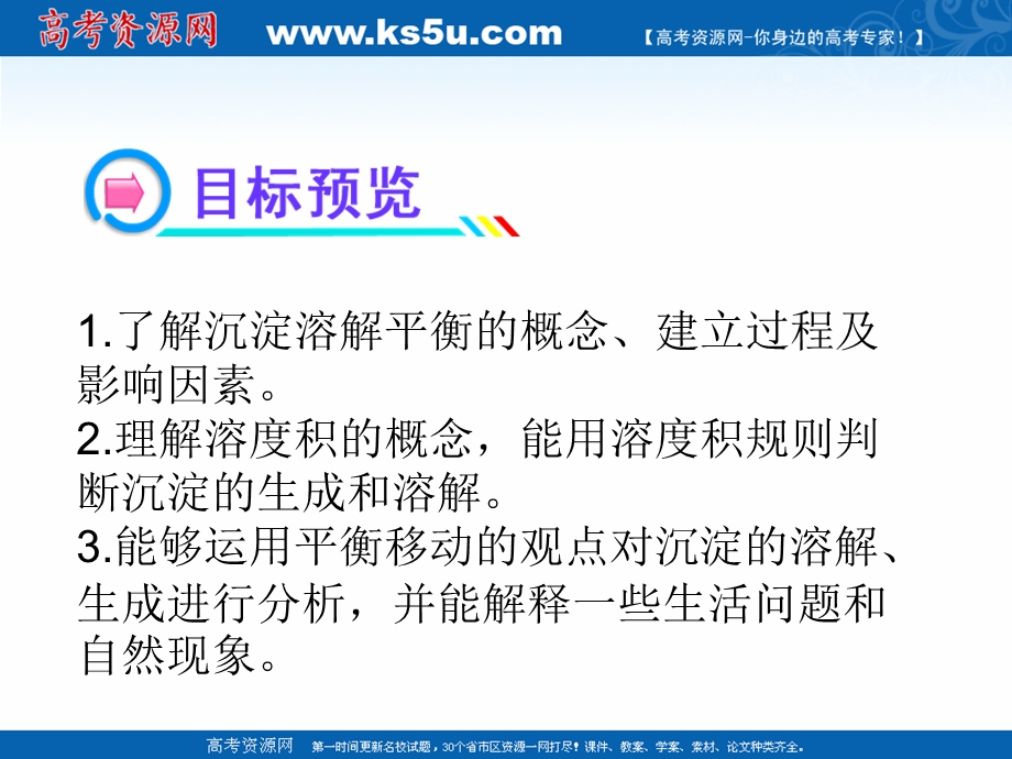 2018年优课系列高中化学鲁科版选修4 3-3沉淀溶解平衡 第1课时 课件（24张） .ppt_第3页