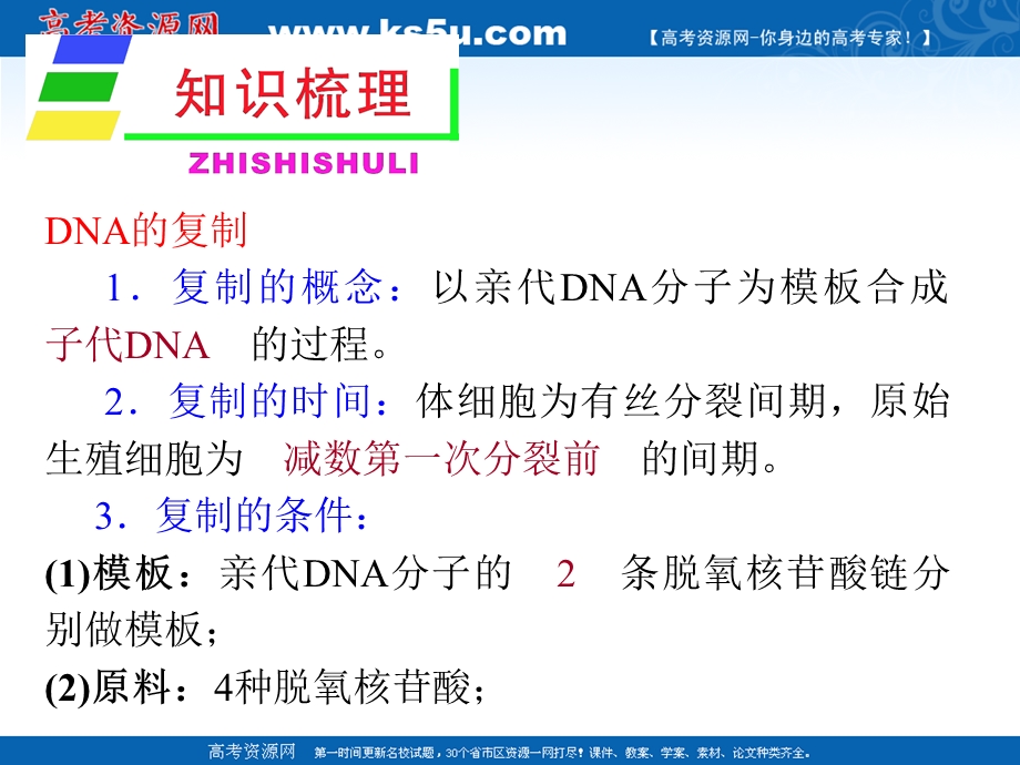 2012届高中生物总复习第一轮：3.3遗传信息的传递(浙科版新课标必修2).ppt_第3页