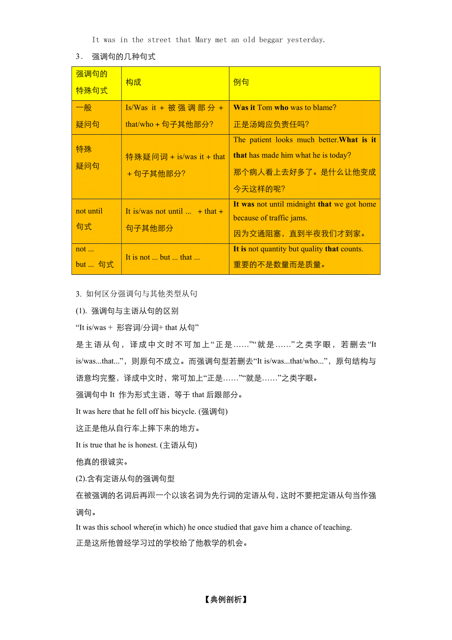 专题15 强调句、省略句、感叹句-2023年高考英语冲刺复习考点通关大全.docx_第2页