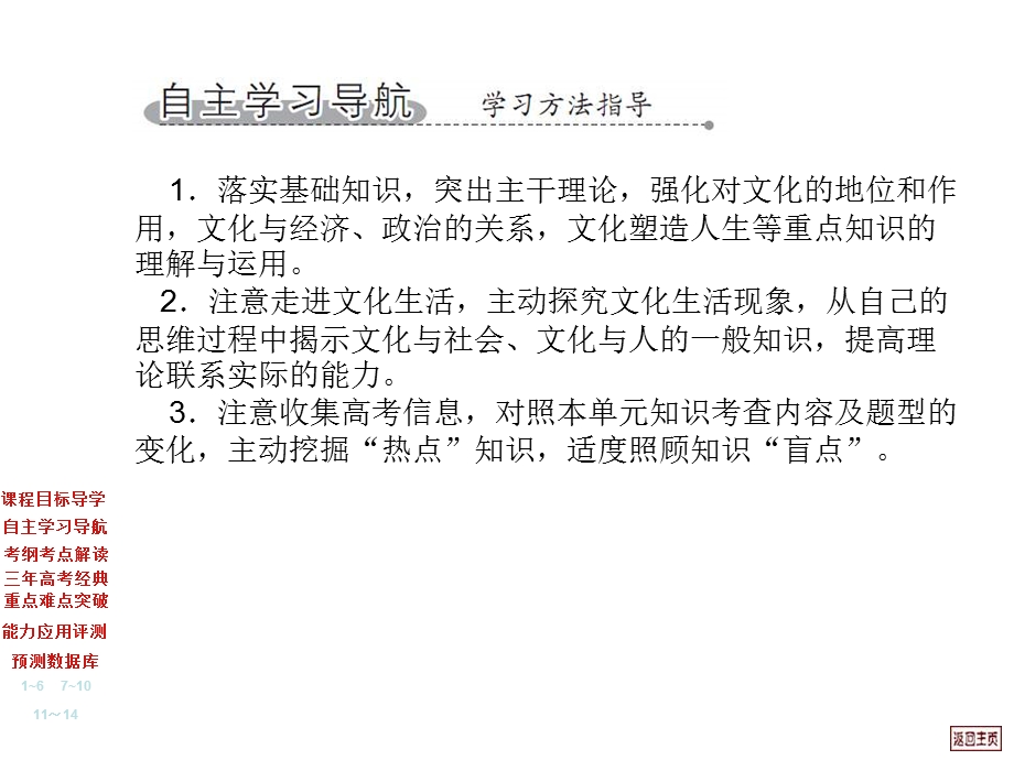 2012届高考政治必修3第一轮复习课件第一课：文化与社会.ppt_第3页