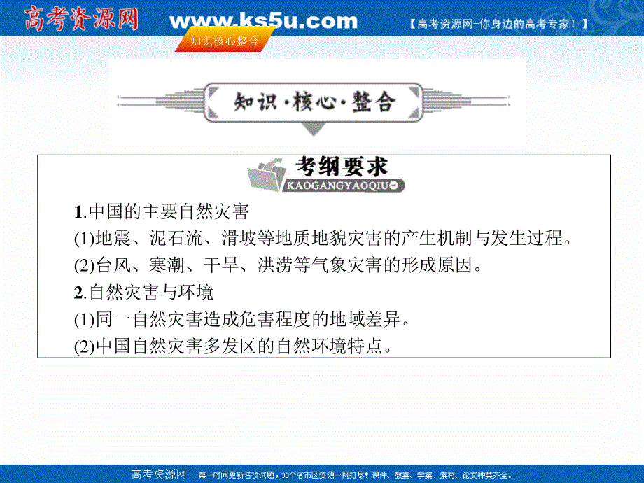 2017年高考地理（人教版）一轮复习课件-第二十章 自然灾害与防治 20-2 .ppt_第2页