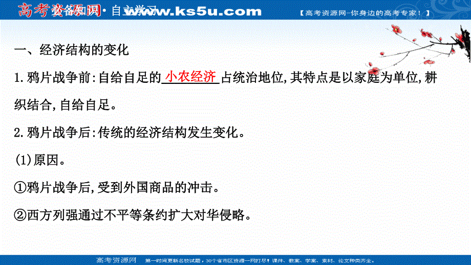 2020-2021学年历史岳麓版必修2课件：第二单元 第10课 近代中国社会经济结构的变动 .ppt_第3页