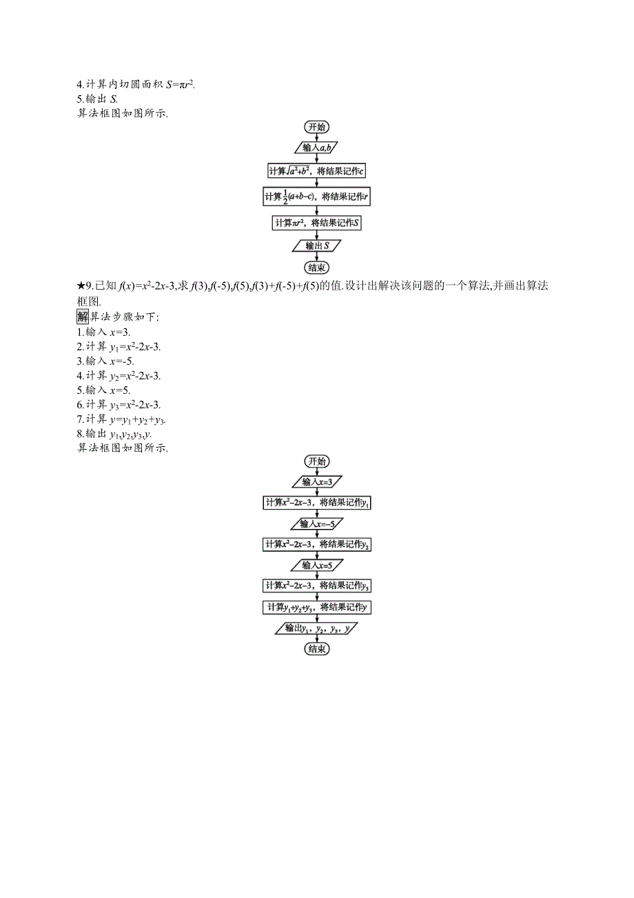 2019-2020学年新培优同步北师大版高中数学必修三练习：第2章 §2　算法框图的基本结构及设计 2-1 第1课时 WORD版含解析.docx_第3页