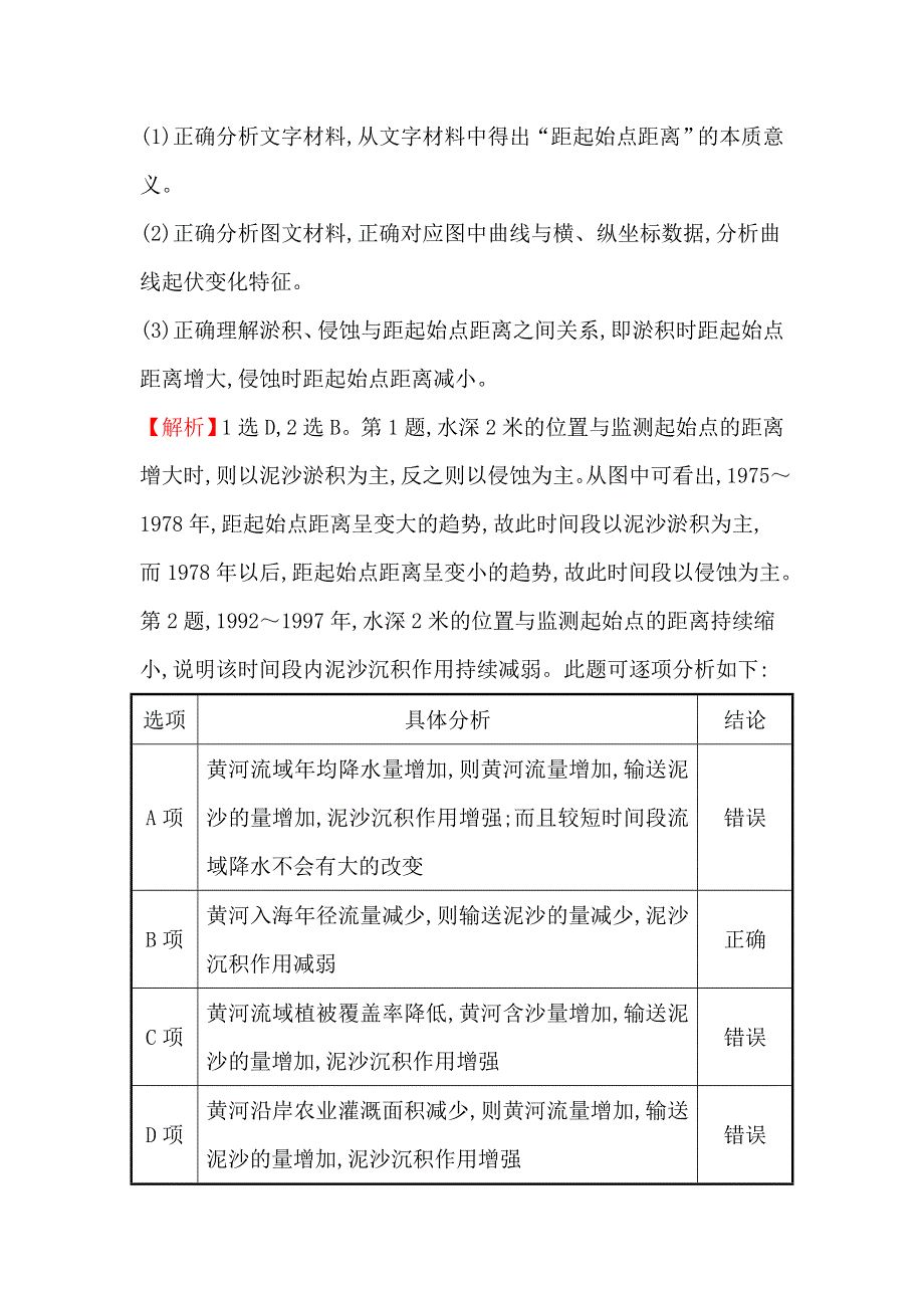 《课时讲练通》2017-2018学年高中地理（人教版）必修一 2015年高考分类题库考点4 地表形态的塑造 WORD版含解析.doc_第2页