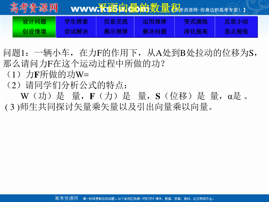 2019-2020学年数学高中人教A版必修4课件：2-4-1平面向量的数量积 .ppt_第2页