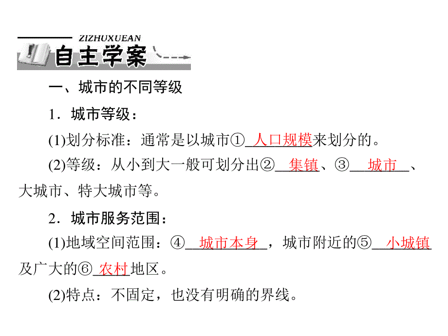 2013年《随堂优化训练》人教版地理必修2课件：2.2 不同等级城市的服务功能.ppt_第2页