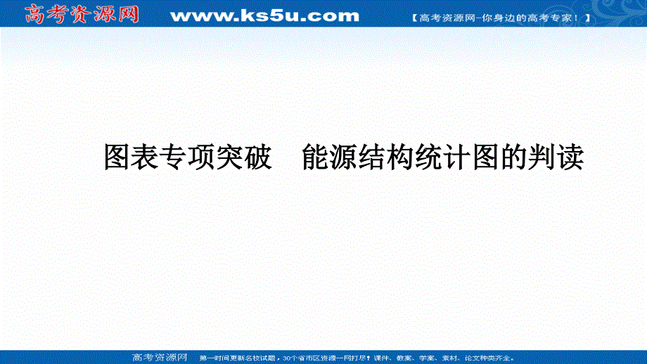 2021届新高考地理人教版一轮复习创新课件：第十五章 图表专项突破 能源结构统计图的判读 .ppt_第1页