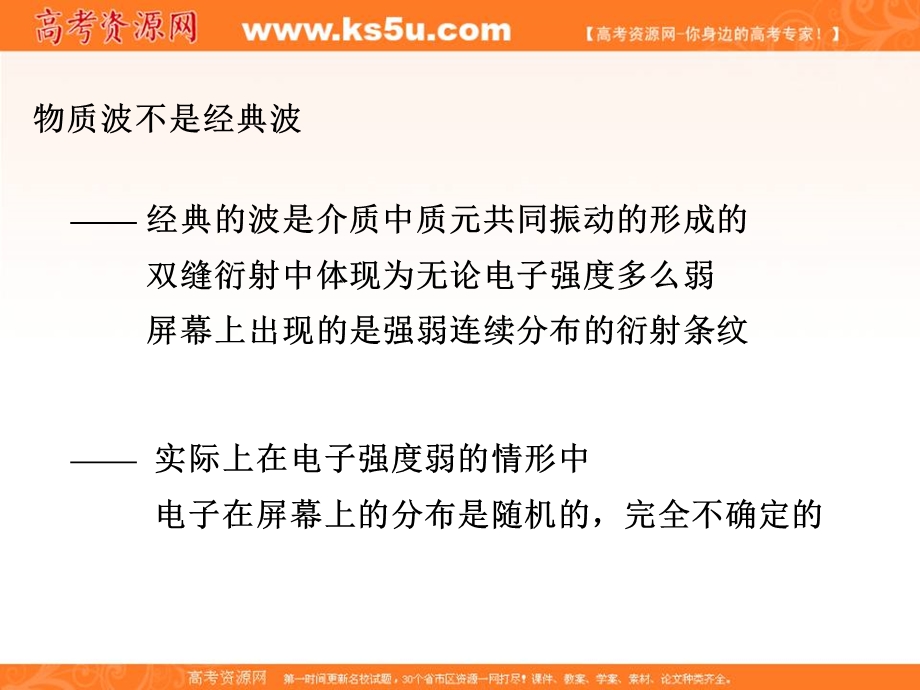 2017年秋人教版高中物理选修3-5精选课件：17-4 概率波 .ppt_第3页