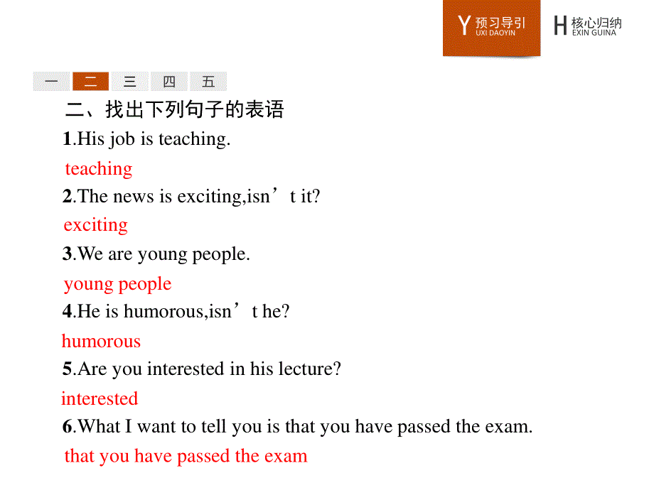 2019-2020学年新培优同步英语人教必修四课件：UNIT 3 SECTION Ⅱ— LEARNING ABOUT LANGUAGE .pptx_第3页