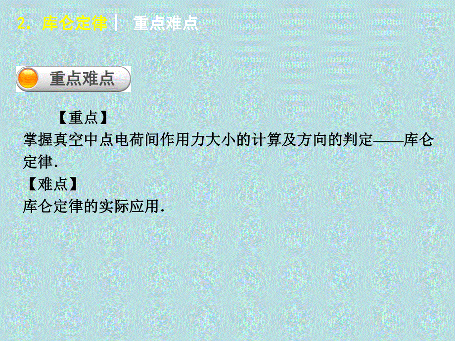 2015-2016学年高二物理人教版选修3-1课件：库仑定律 .ppt_第3页