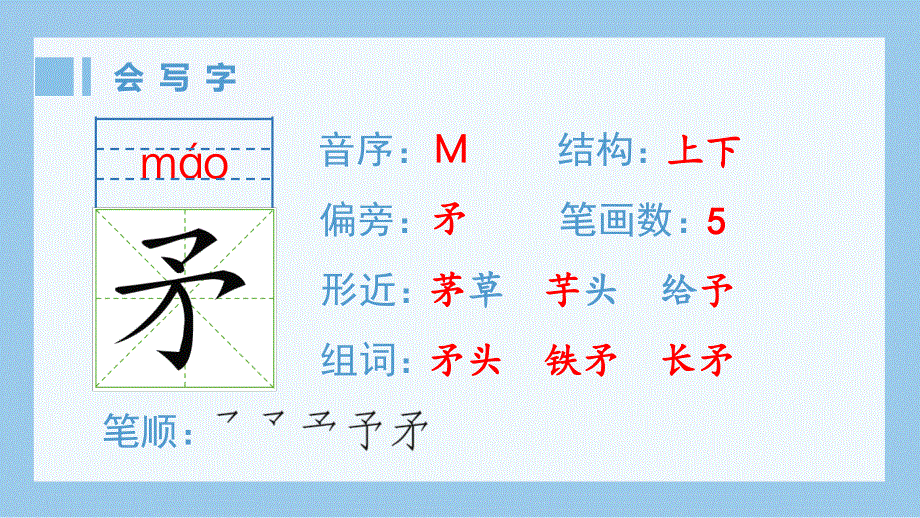 15自相矛盾生字课件（部编五年级语文下册）.pptx_第2页