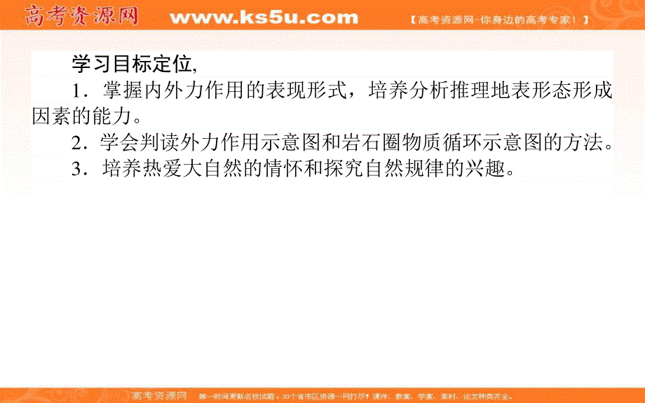 2019-2020学年新导学同步人教版高中地理必修一课件：第4章 地表形态的塑造 4-1 .ppt_第2页