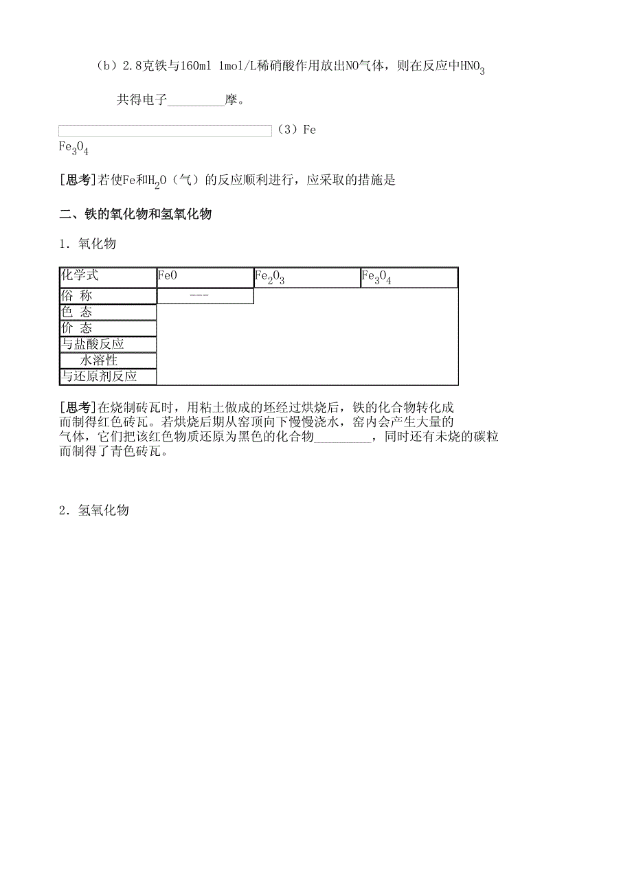 [教案]化学＿镇江市高三复习研讨课简案铁及其化合物.pdf_第2页