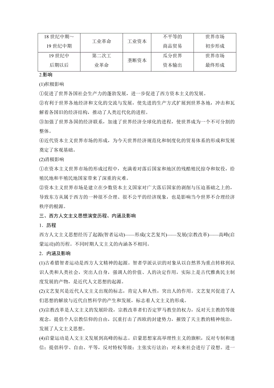 2015高考历史二轮专题复习练习：专题综合(二)近代西方工业文明的勃兴与发展.docx_第2页