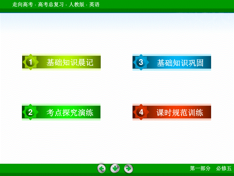 2017年高考英语人教版一轮复习课件 必修5 UNIT 2.ppt_第3页