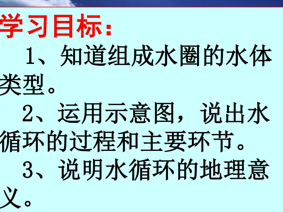 2021-2022学年高一地理鲁教版必修1实用课件：第二章第三节 水圈与水循环 .ppt_第2页