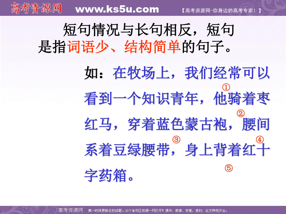 [整理]2011高考语文复习：长句与短句的变换.ppt_第3页