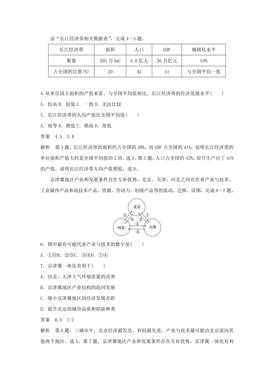 2019-2020学年新教材高中地理 第4章 国土开发与保护 章末检测试卷（四） 中图版必修第二册.docx_第2页