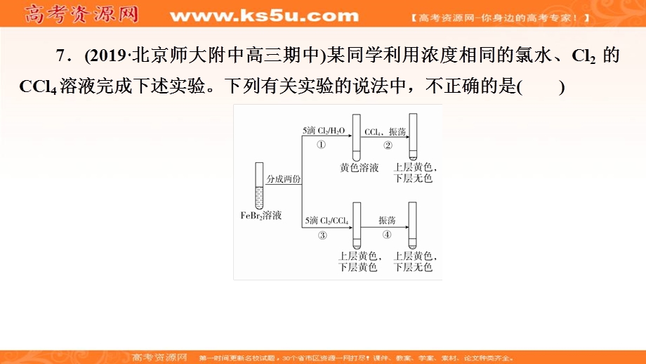 2020年高考化学大二轮复习冲刺课件：第二部分 考前仿真模拟（五） .ppt_第3页