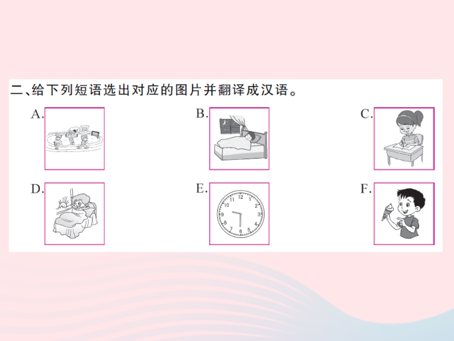 2022五年级英语上册 Review Module Unit１习题课件 外研版（三起）.ppt_第3页