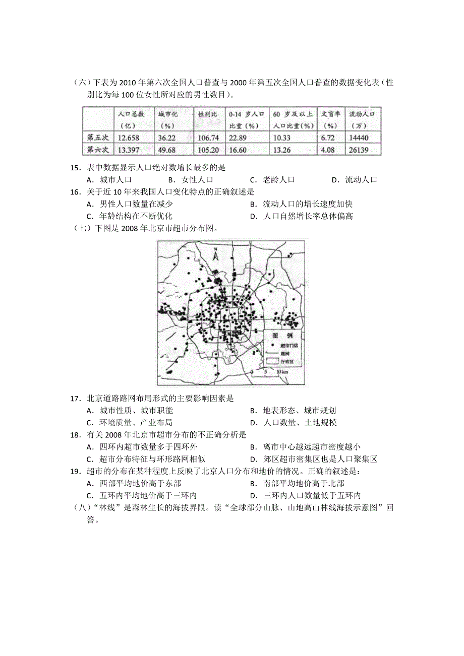 上海市浦东新区2012届高三第二学期质量抽测地理试题.doc_第3页