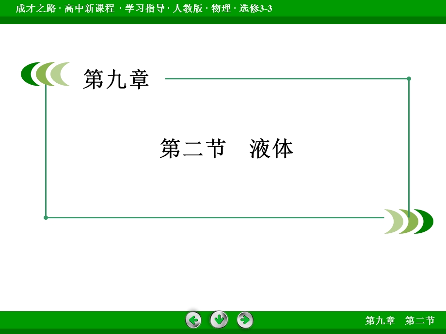 2015-2016学年高二人教版物理选修3-3课件：第9章 固体、液体和物态变化 第2节 .ppt_第3页