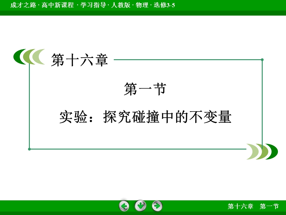 2015-2016学年高二人教版物理选修3-5课件：第16章 动量守恒定律 第1节 .ppt_第3页