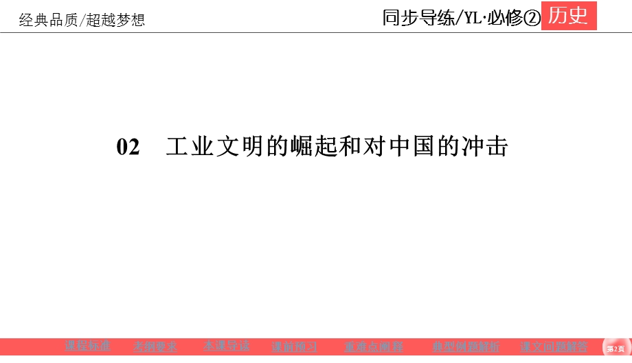 2019-2020学年岳麓版高中历史必修二同步课件：第2单元 工业文明的崛起和对中国的冲击2-13 .ppt_第2页