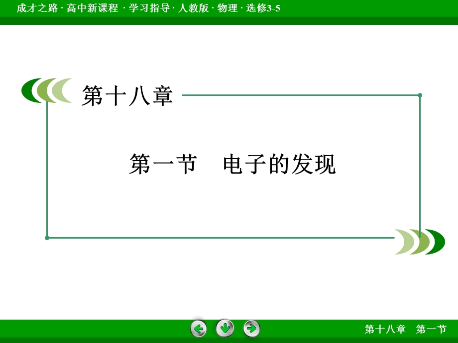 2015-2016学年高二人教版物理选修3-5课件：第18章 原子结构 第1节 .ppt_第3页