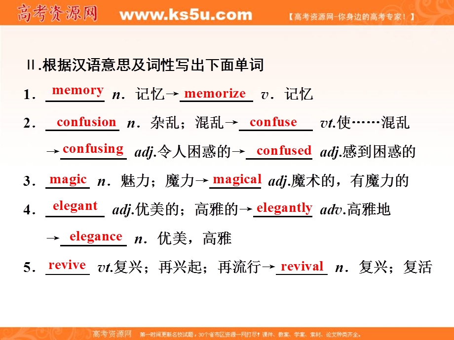 2019-2020学年外研版（新课改适用）英语必修五培优课件：MODULE 4 CARNIVAL SECTION Ⅱ .ppt_第2页