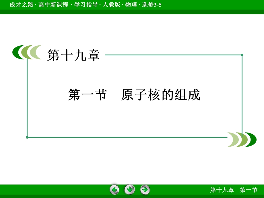 2015-2016学年高二人教版物理选修3-5课件：第19章 原子核 第1节 .ppt_第3页