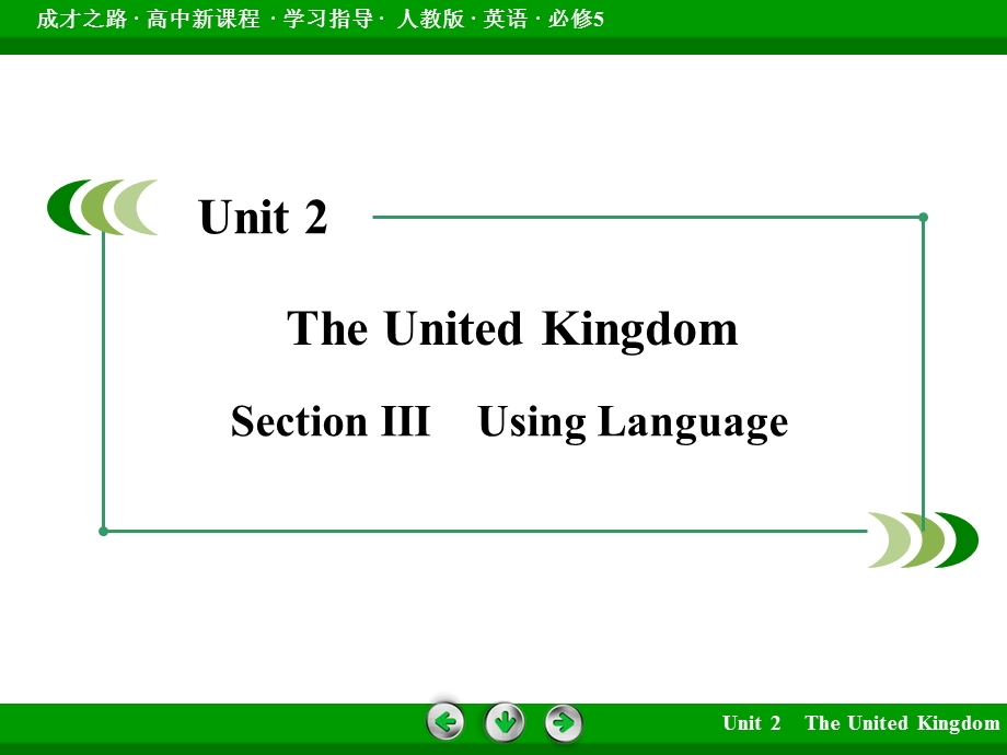 2015-2016学年高二人教版英语必修五课件：UNIT 2 THE UNITED KINGDOM SECTION 3 .ppt_第2页