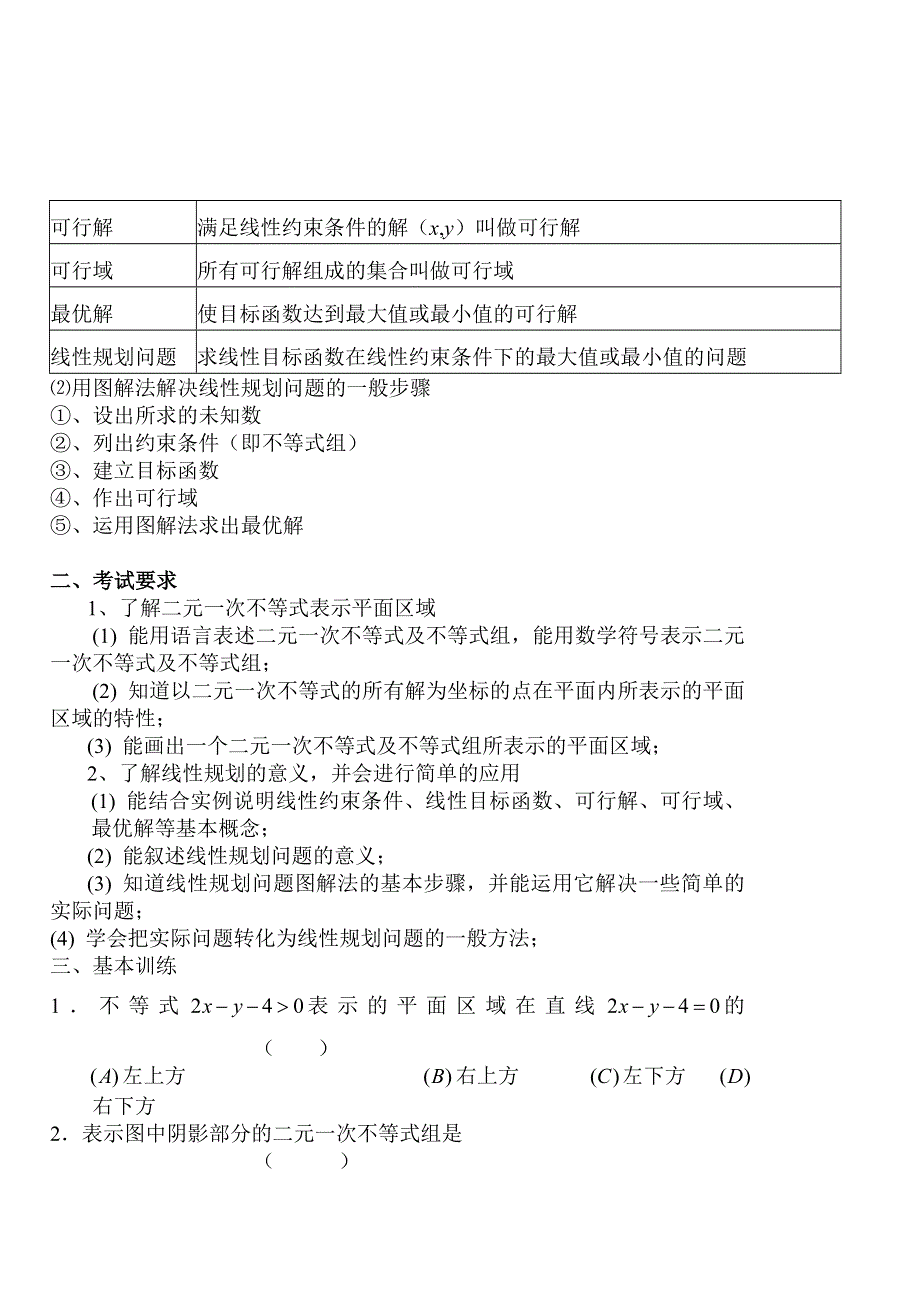 [原创]高考数学总复习076线性规划.doc_第2页