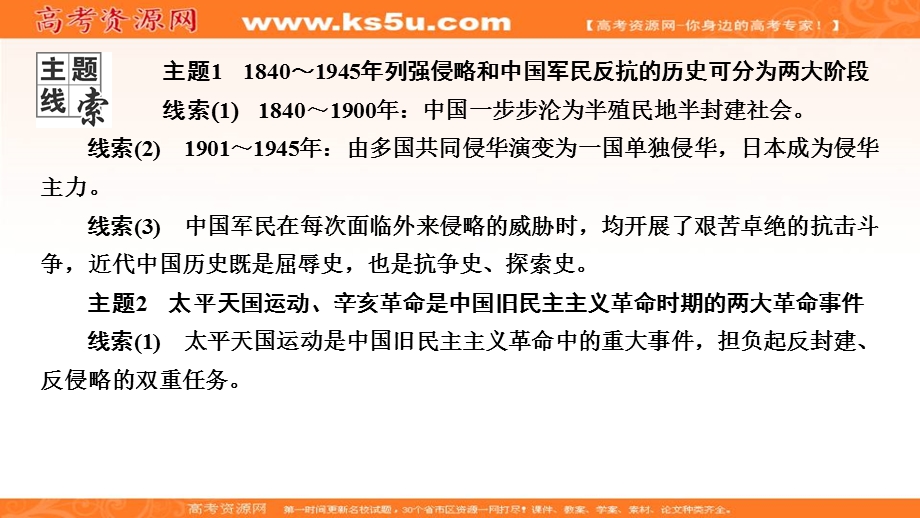 2020年高考历史总复习精讲练课件：第三单元 近代中国反侵略、求民主的潮流 第9讲 .ppt_第3页