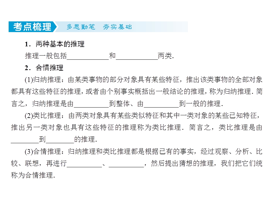 12-2合情推理与演绎推理-2023届高三数学一轮复习考点突破课件（共39张PPT）.ppt_第2页