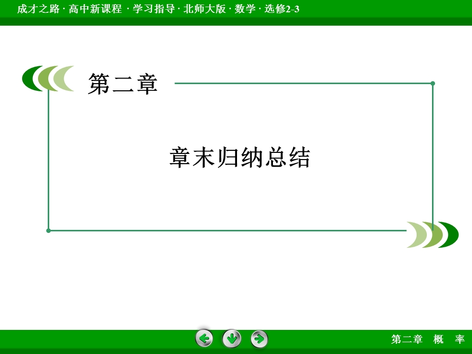 2015-2016学年高二北师大版数学选修2-3课件：第2章 概率 章末归纳总结2 .ppt_第3页