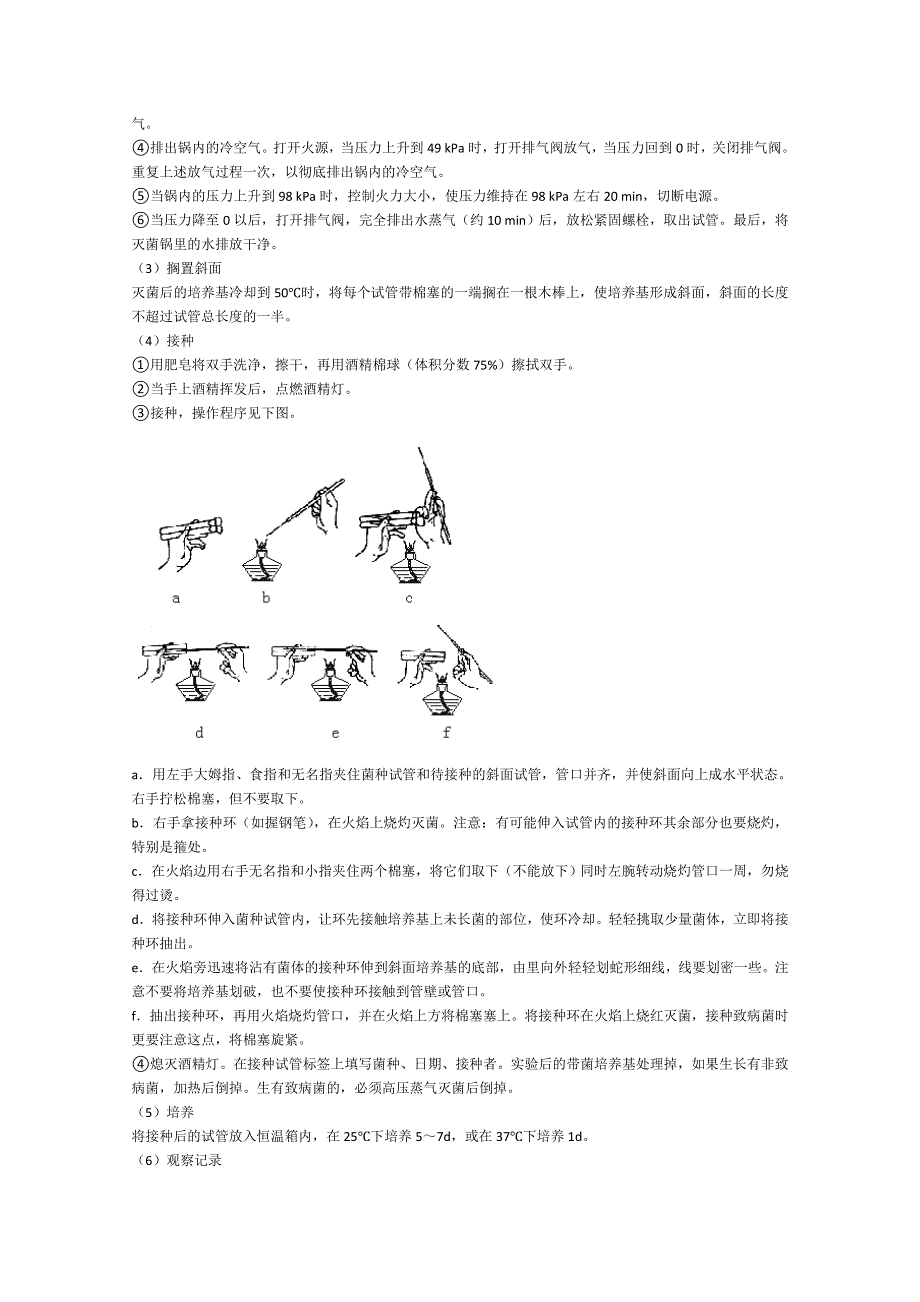 [旧人教]2012届高三生物二轮复习0 学习细菌培养的基本技术.doc_第2页