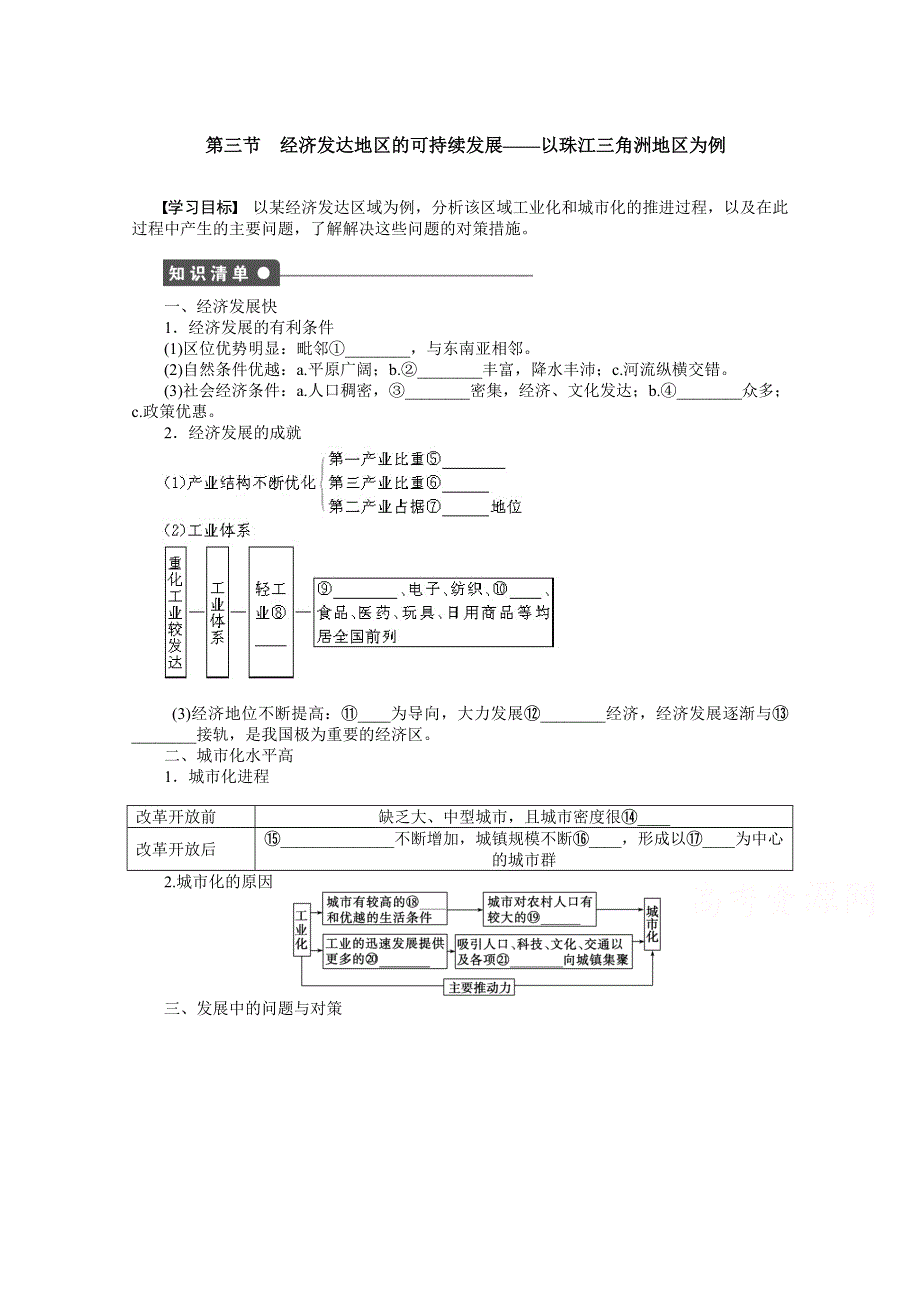 2016-2017学年高中地理（鲁教版必修3）课时作业 第四单元 区域综合开发与可持续发展 第3节 WORD版含答案.docx_第1页