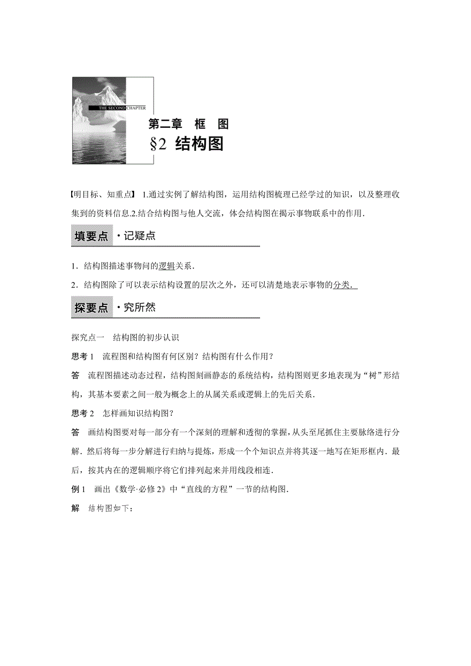 2016-2017学年高中数学北师大版选修1-2练习：第二章 框图 2 WORD版含解析.docx_第1页